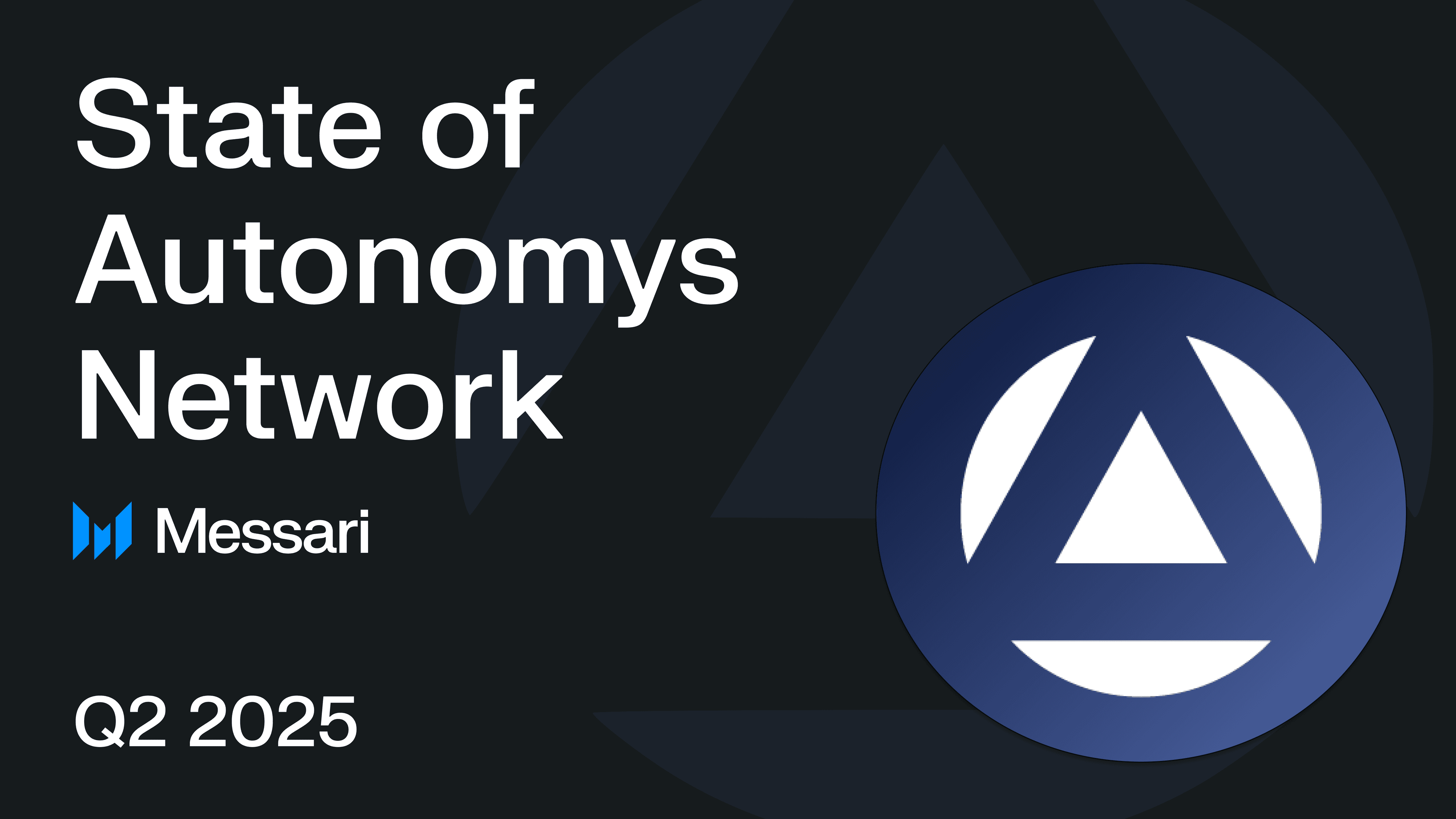 Autonomys Network Price, AI3 to USD, Research, News & Fundraising | Messari